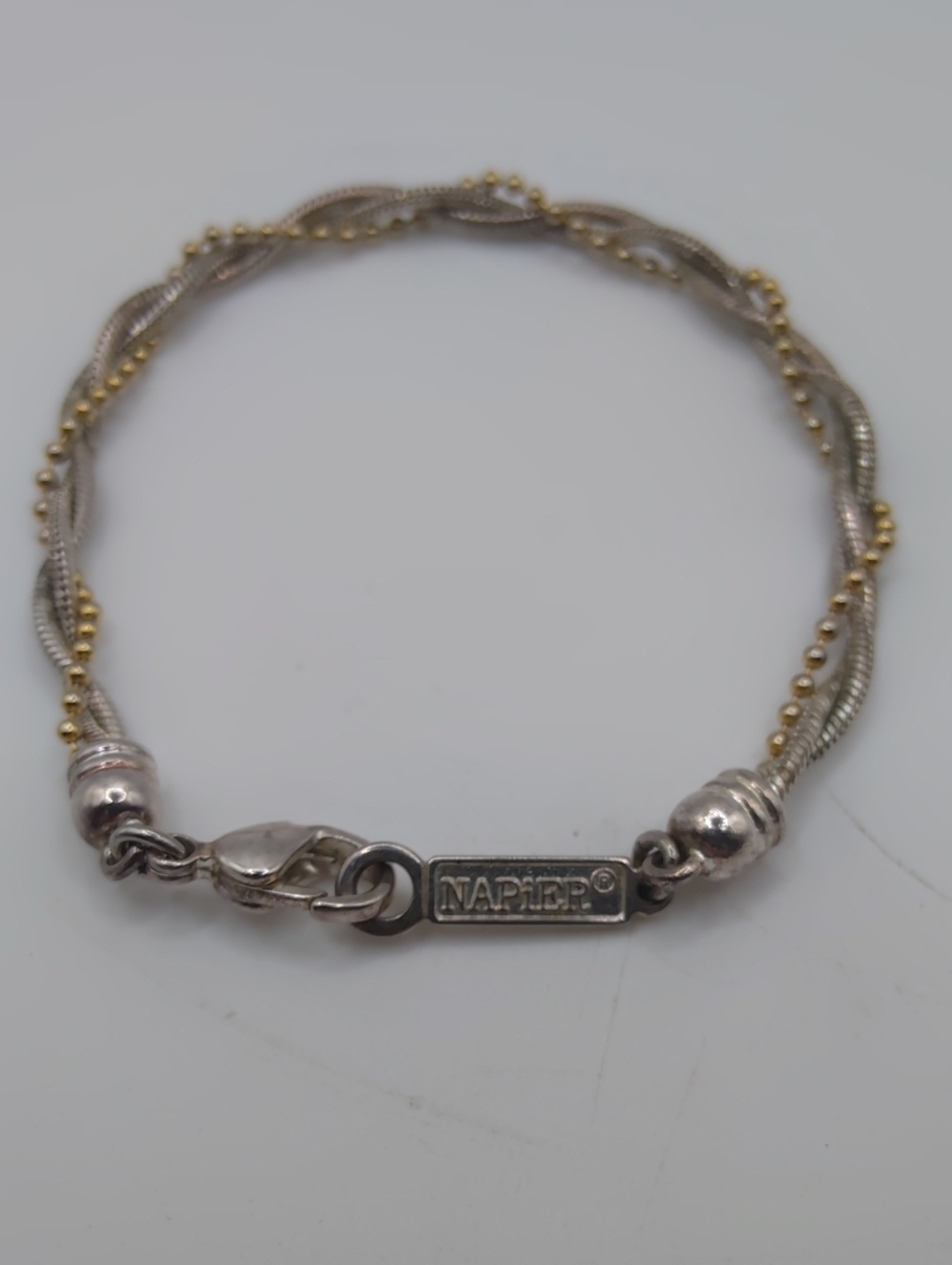 Napier Twisted Chain Bracelet 7 Inches